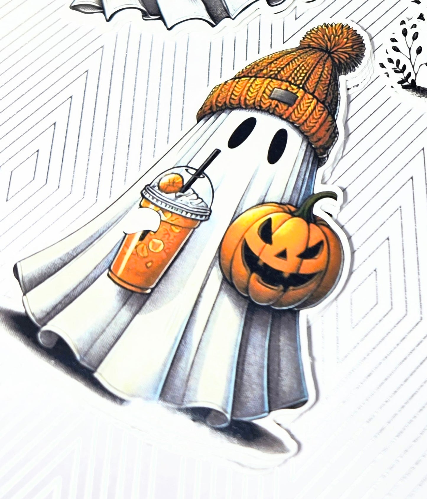 Cozy Coffee Boo Sticker Pack