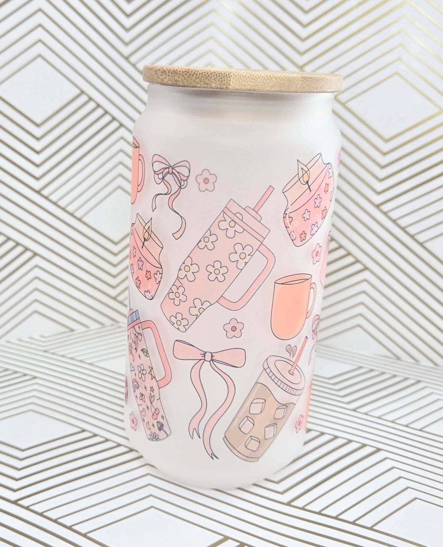 Coffee Girlie Glass Cup