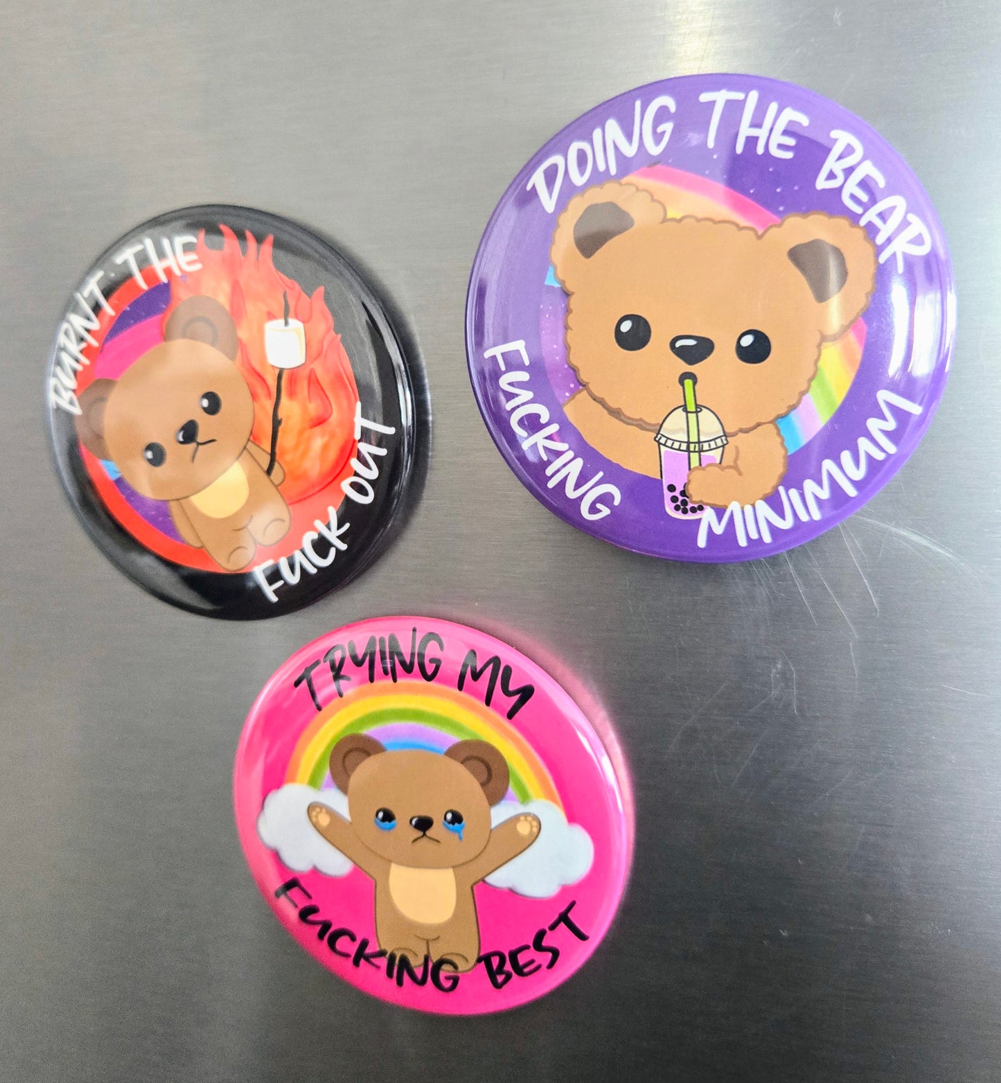 Doing The Bear Minimum Magnet Set