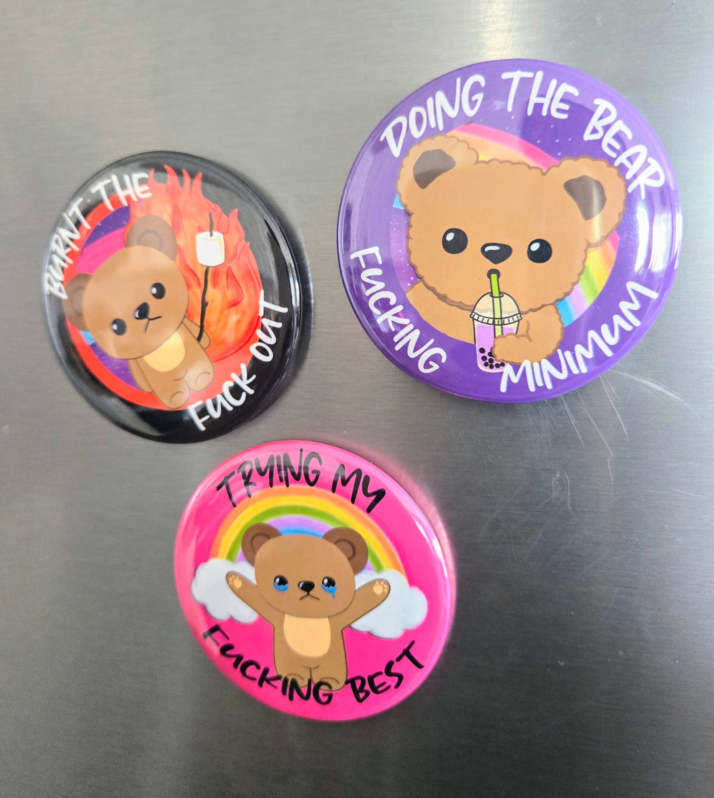 Doing The Bear Minimum Magnet Set