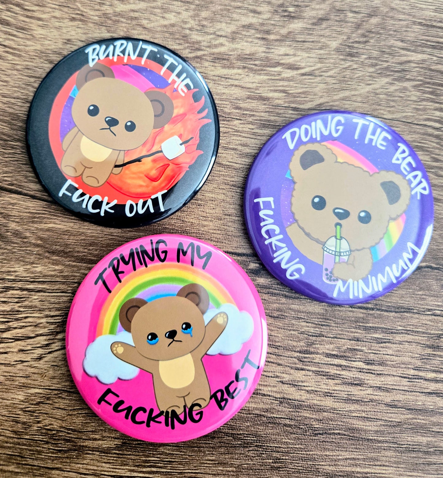 Doing The Bear Minimum Magnet Set
