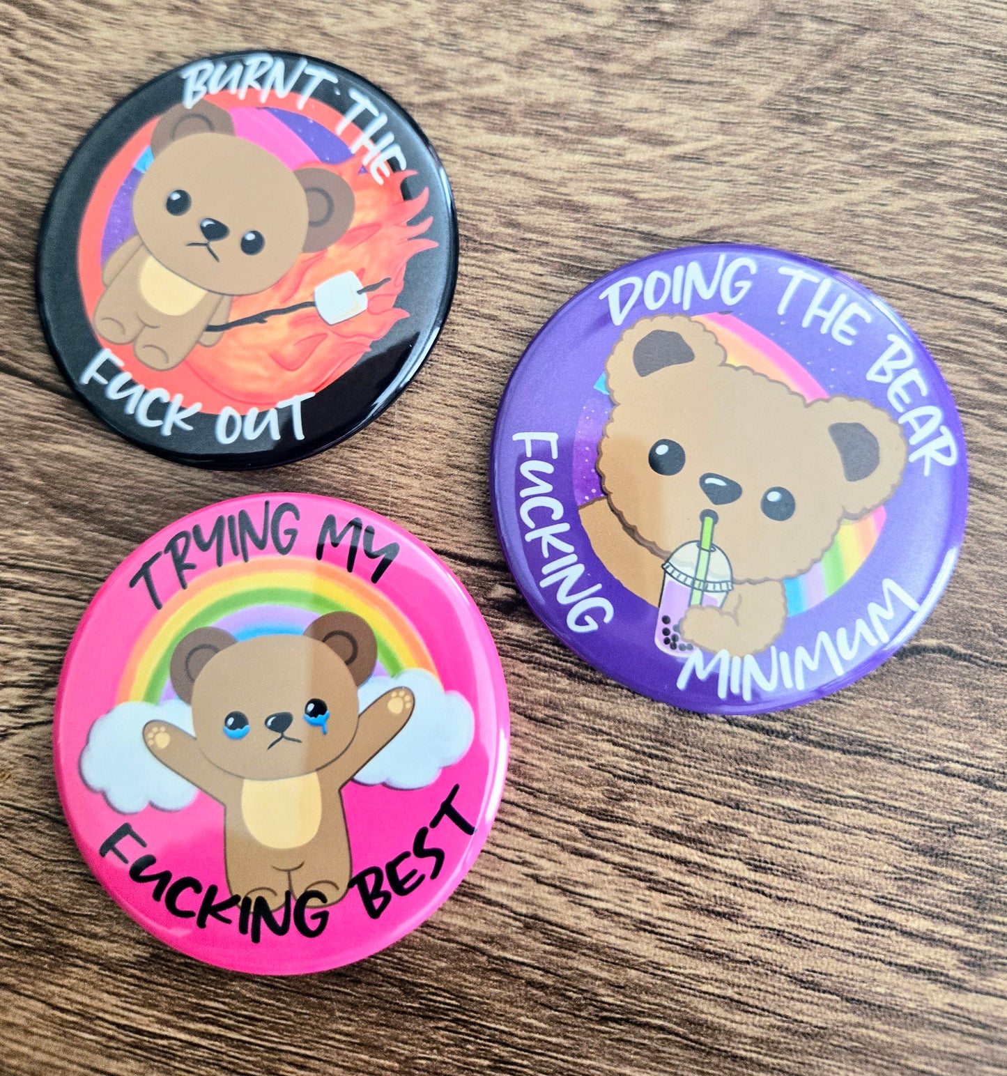 Doing The Bear Minimum Magnet Set