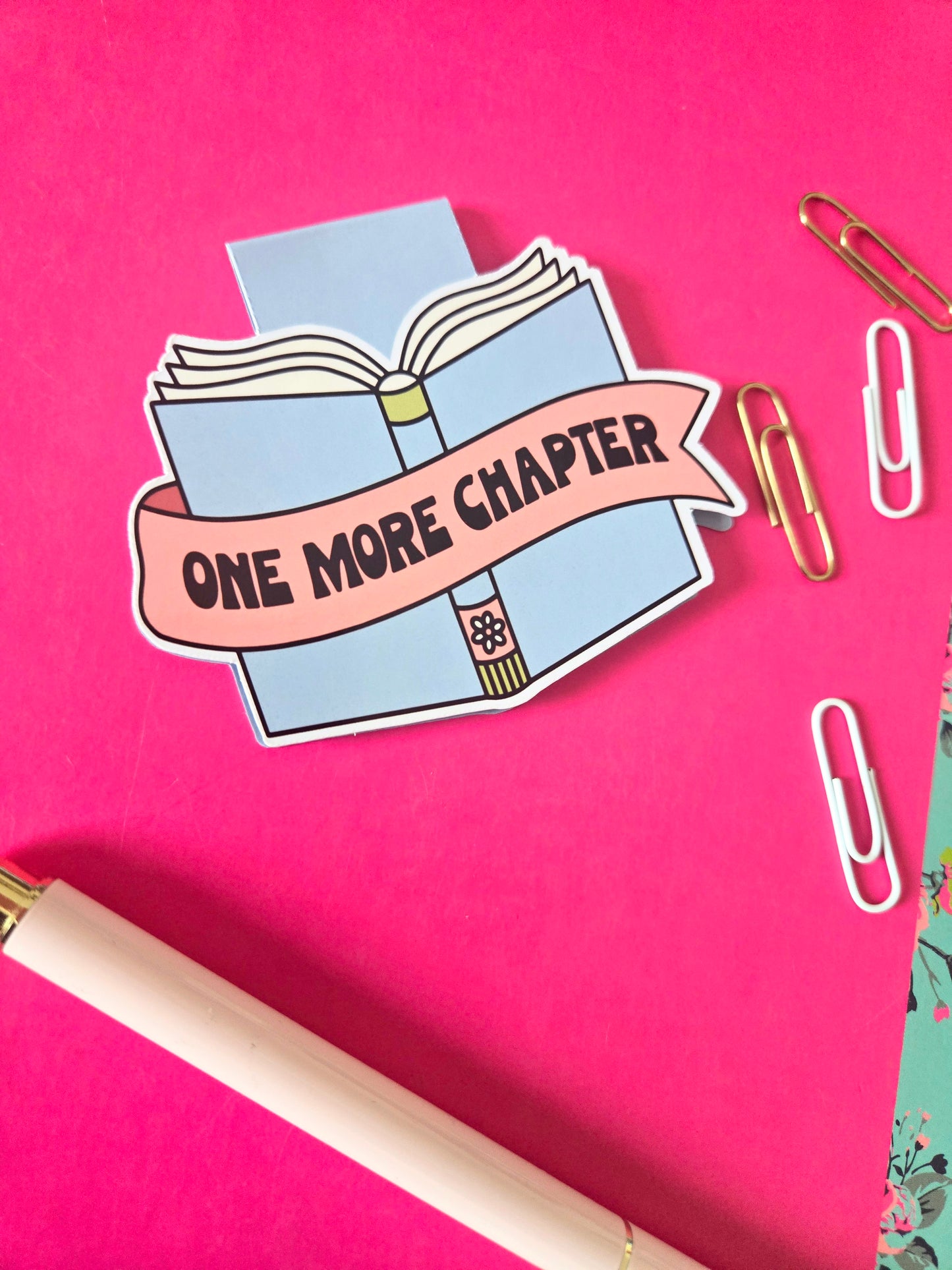 One More Chapter Magnetic Bookmark