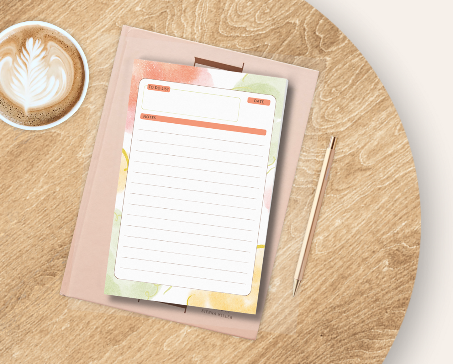 Abstract Watercolor Notepad