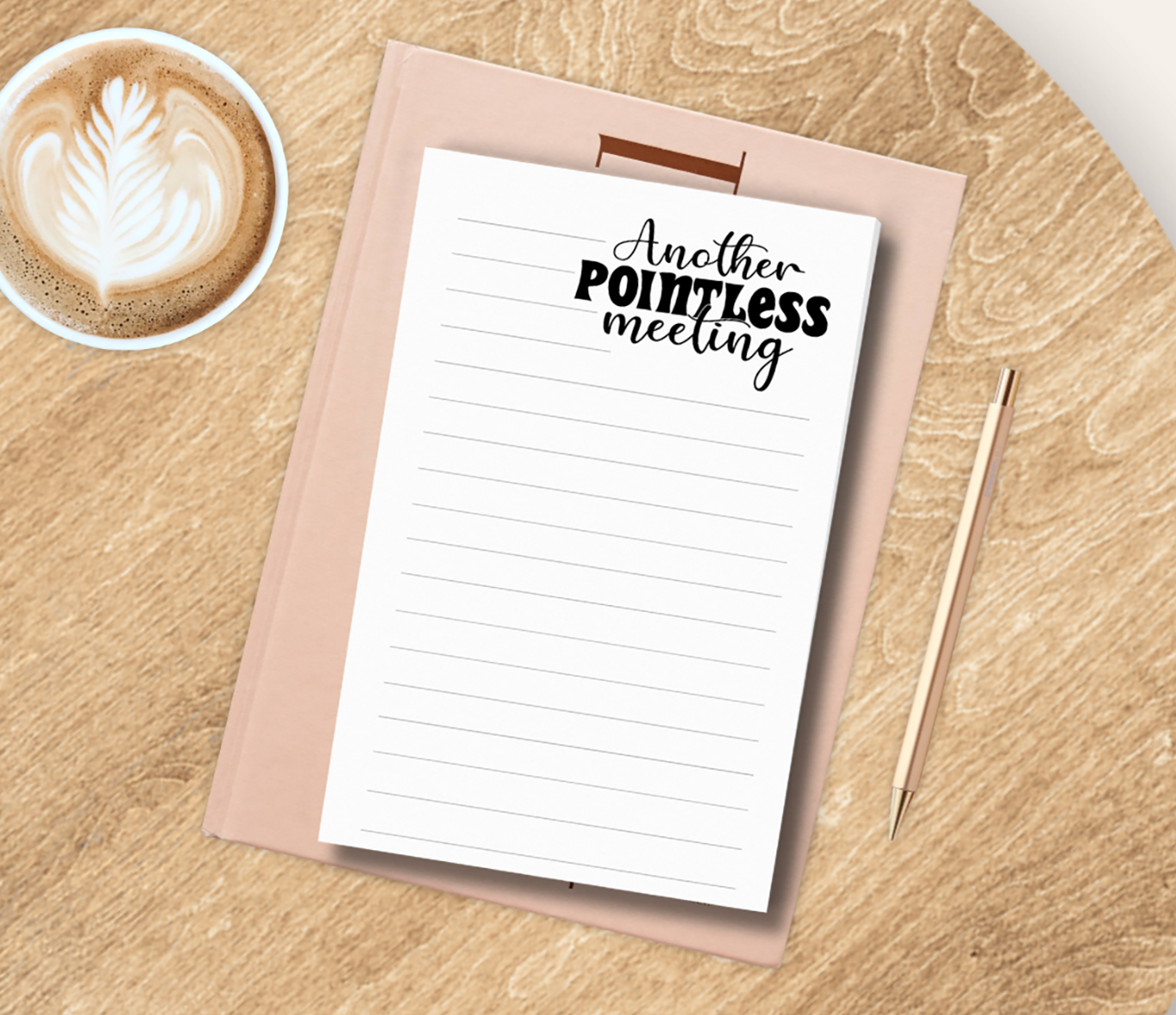 Another Pointless Meeting Notepad