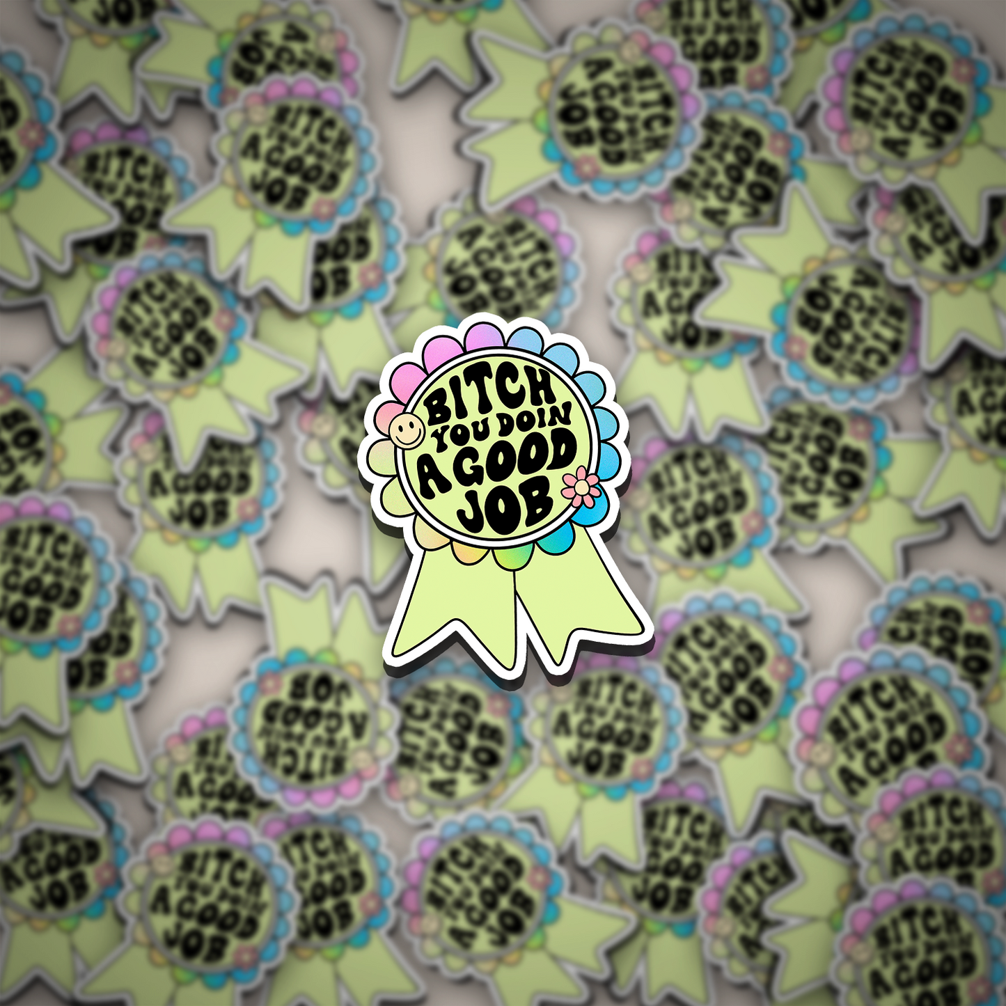 You're Doing a Good Job Ribbon Sticker