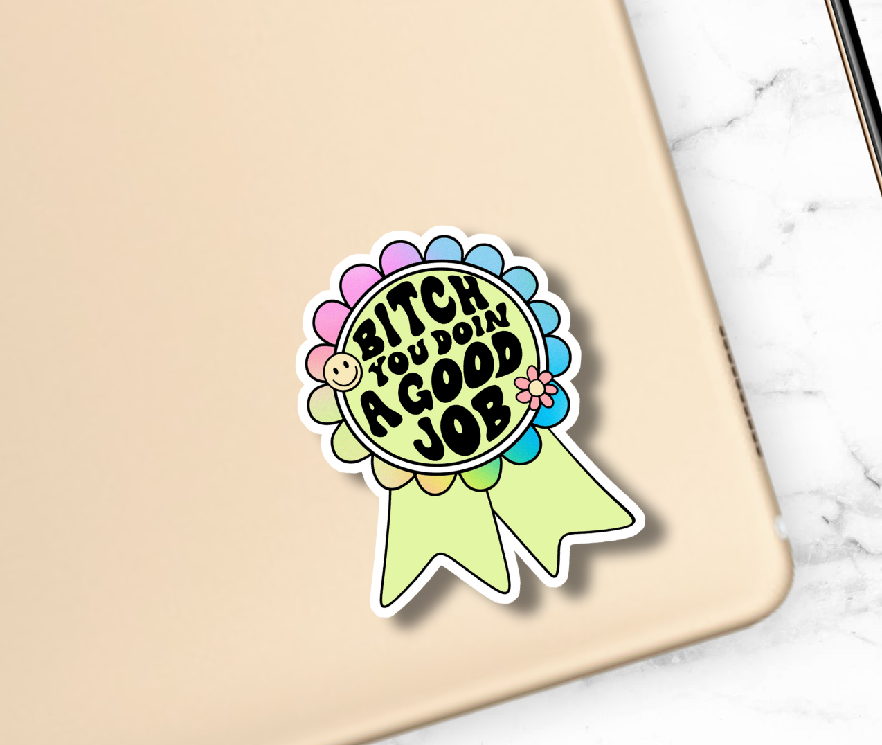 You're Doing a Good Job Ribbon Sticker
