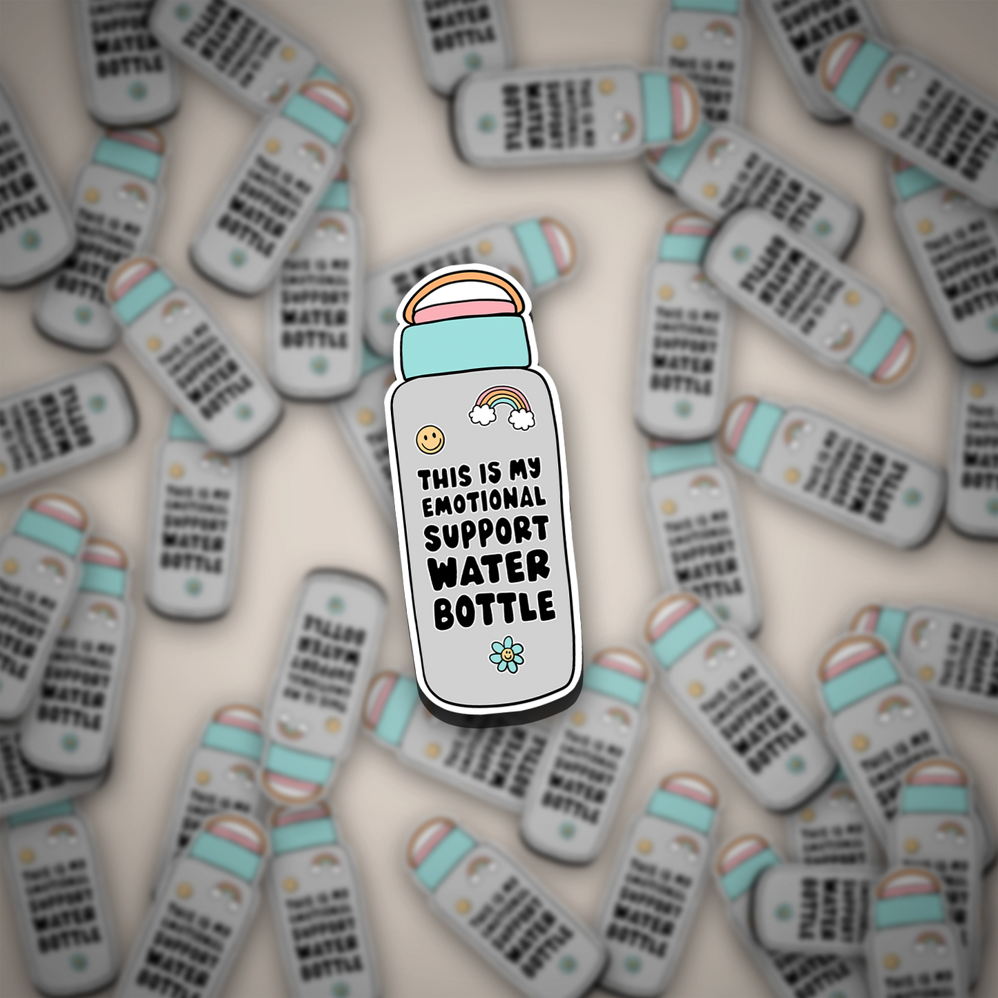 Emotional Support Water Bottle Sticker