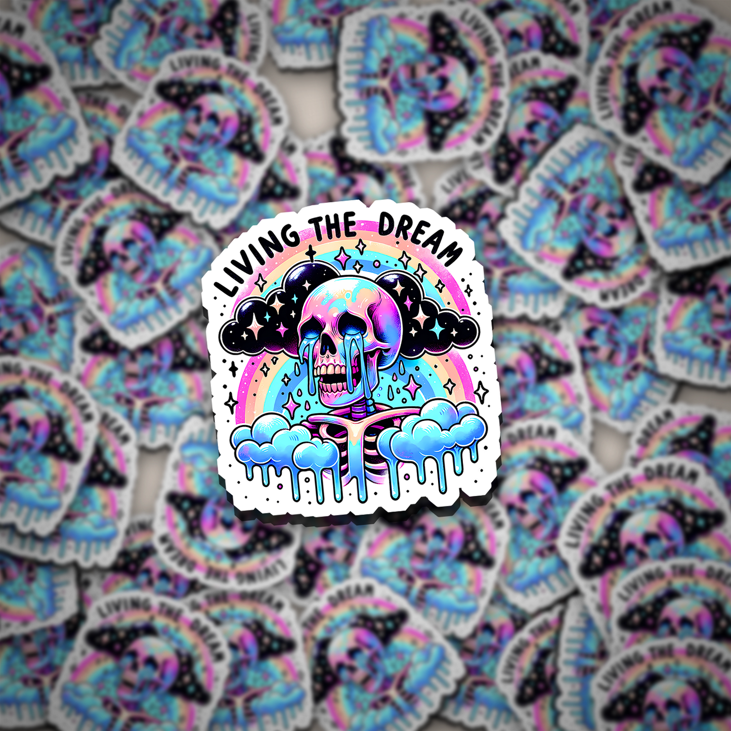 Living The Dream Sticker