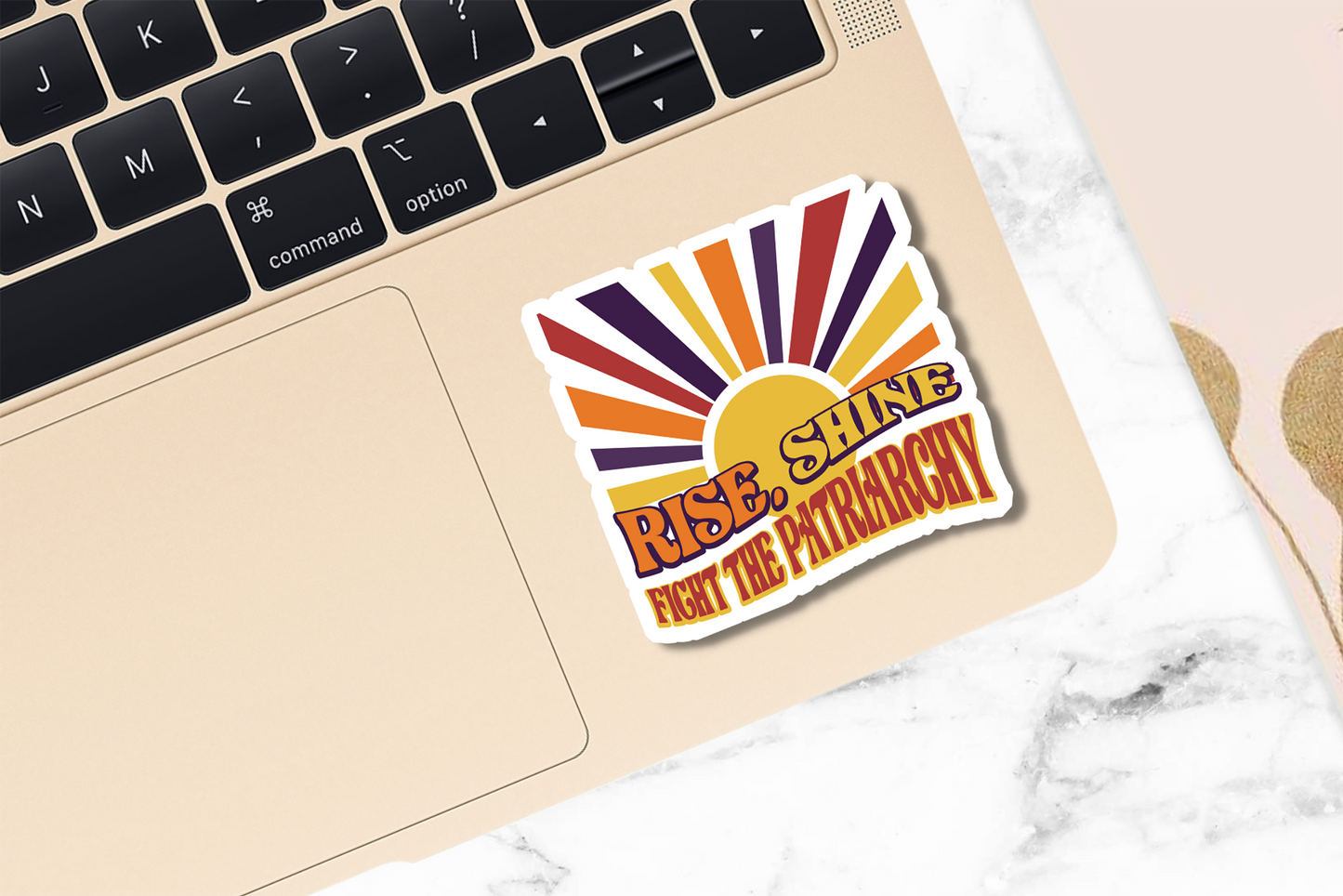 Rise, Shine, Fight The Patriarchy Sticker
