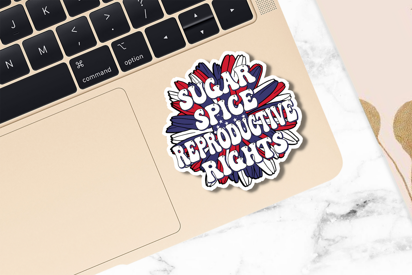 Sugar, Spice & Reproductive Rights Sticker