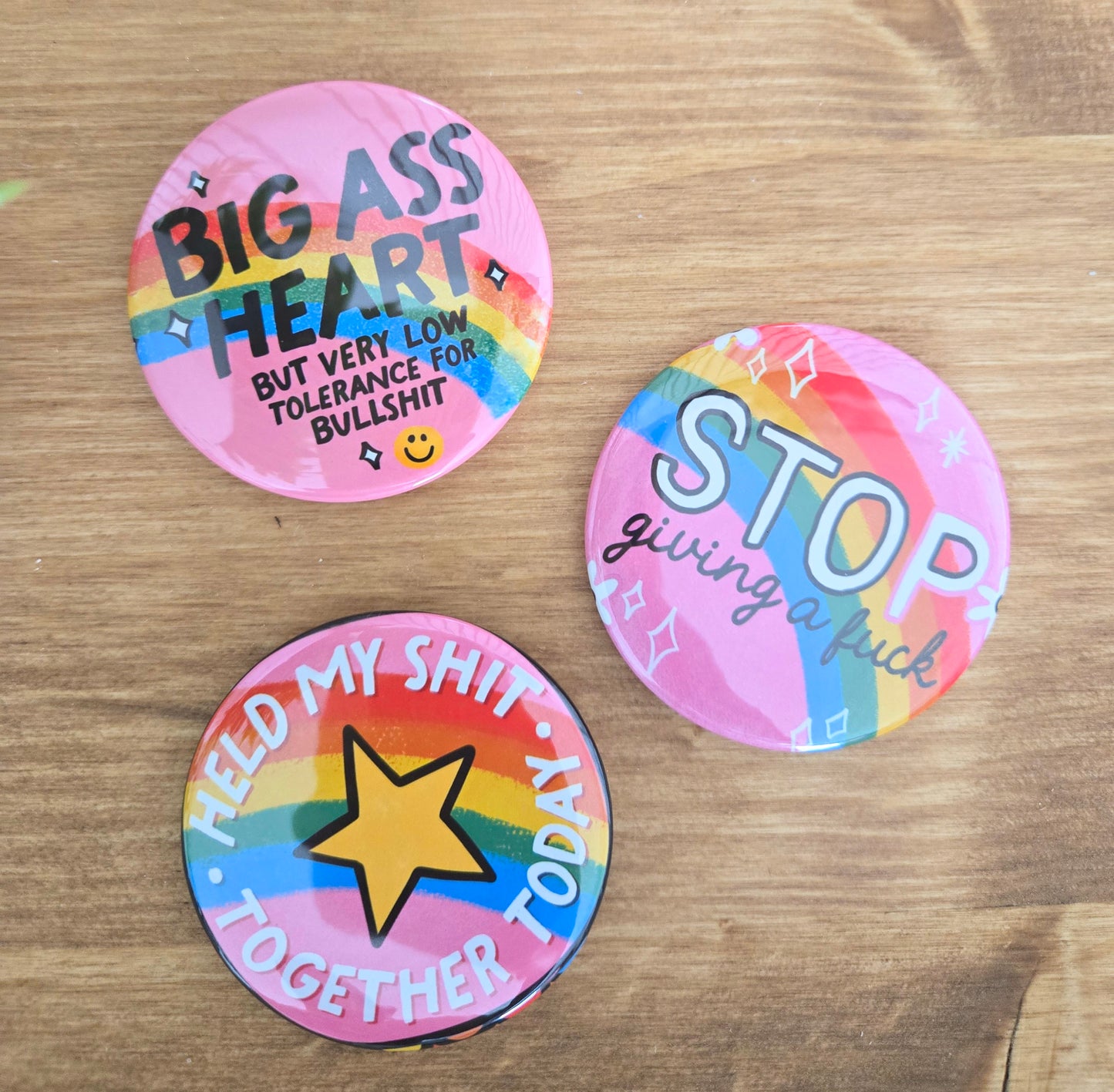 Big Ass Heart Magnet Set