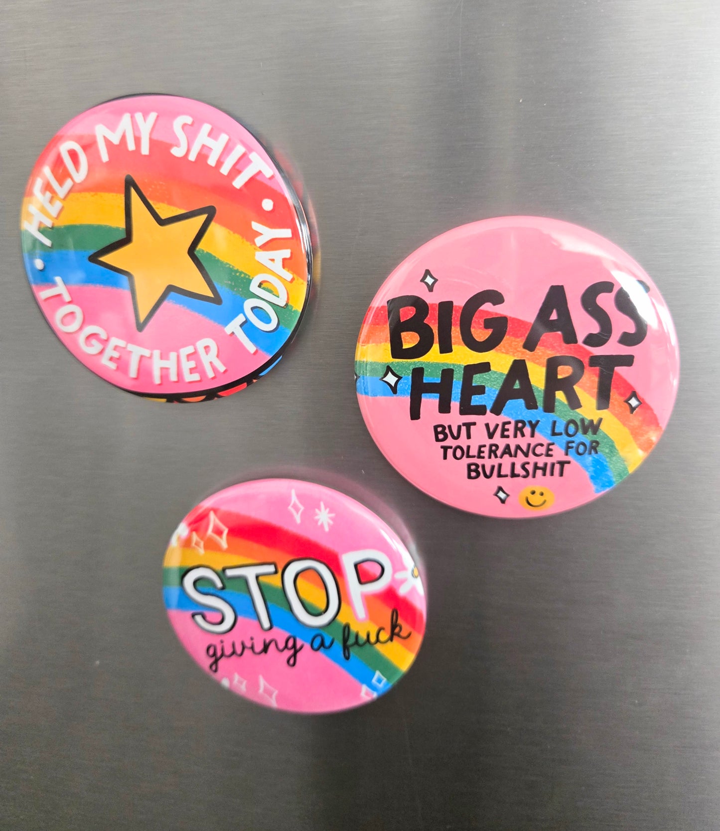 Big Ass Heart Magnet Set