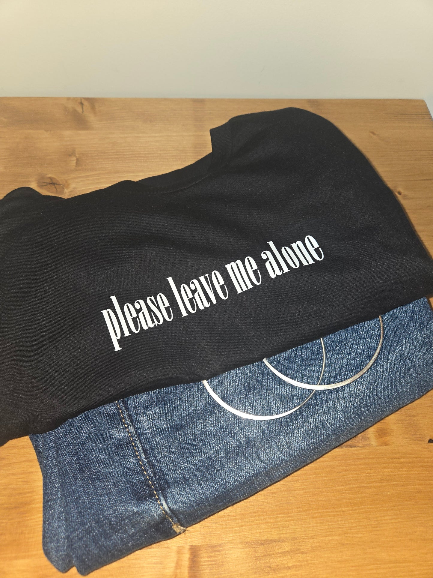 Please Leave Me Alone Crop Tee