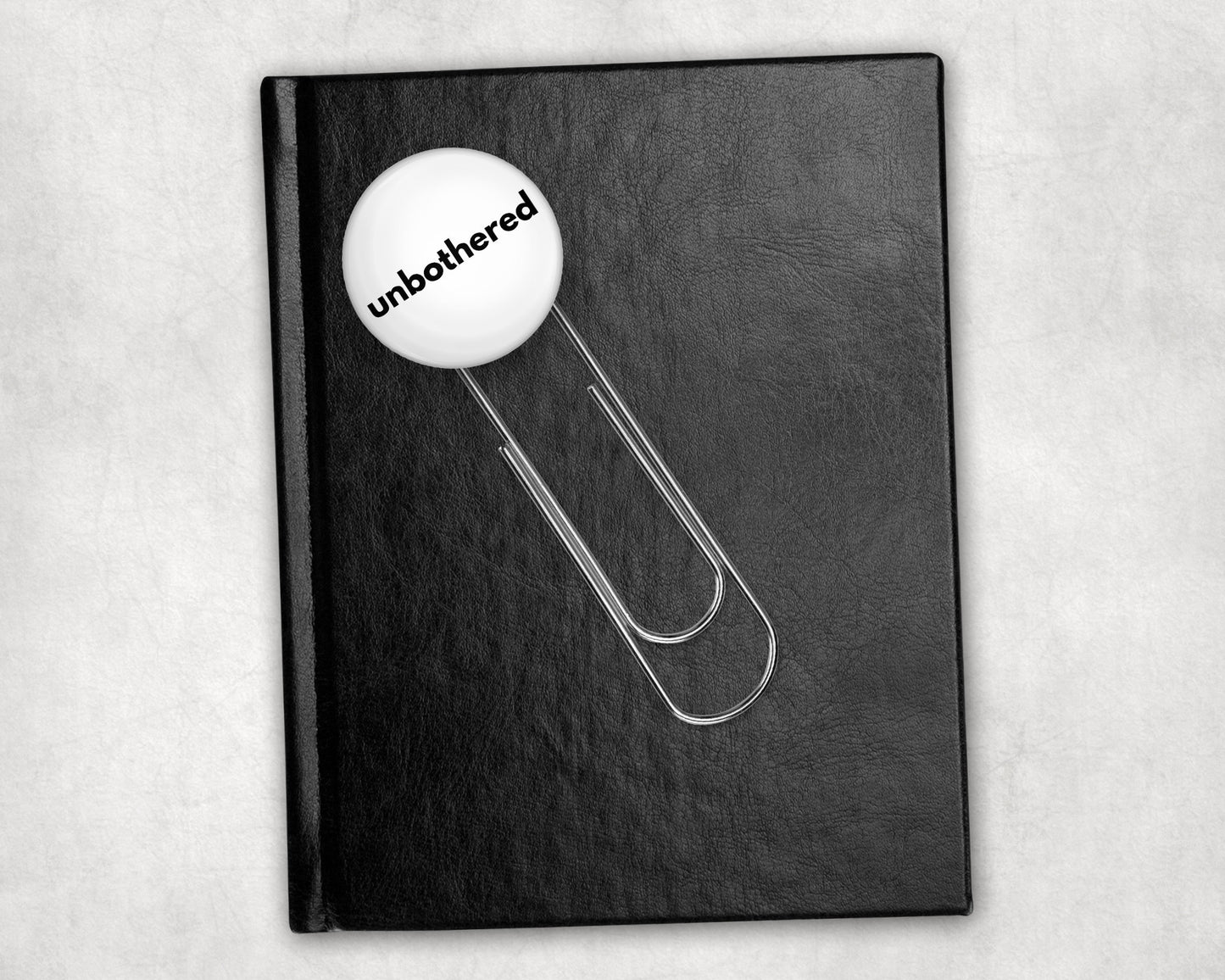 Unbothered Button Bookmark