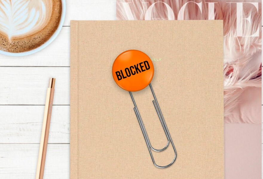 Blocked Button Bookmark