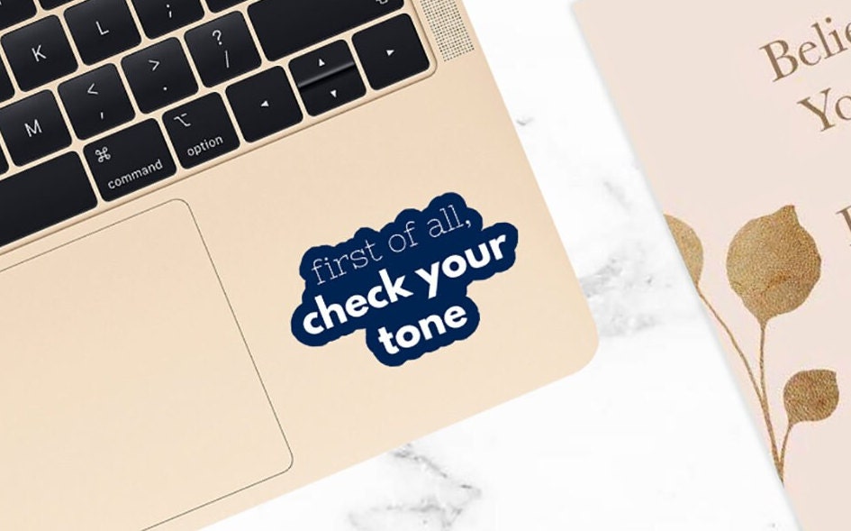 Check Your Tone Sticker
