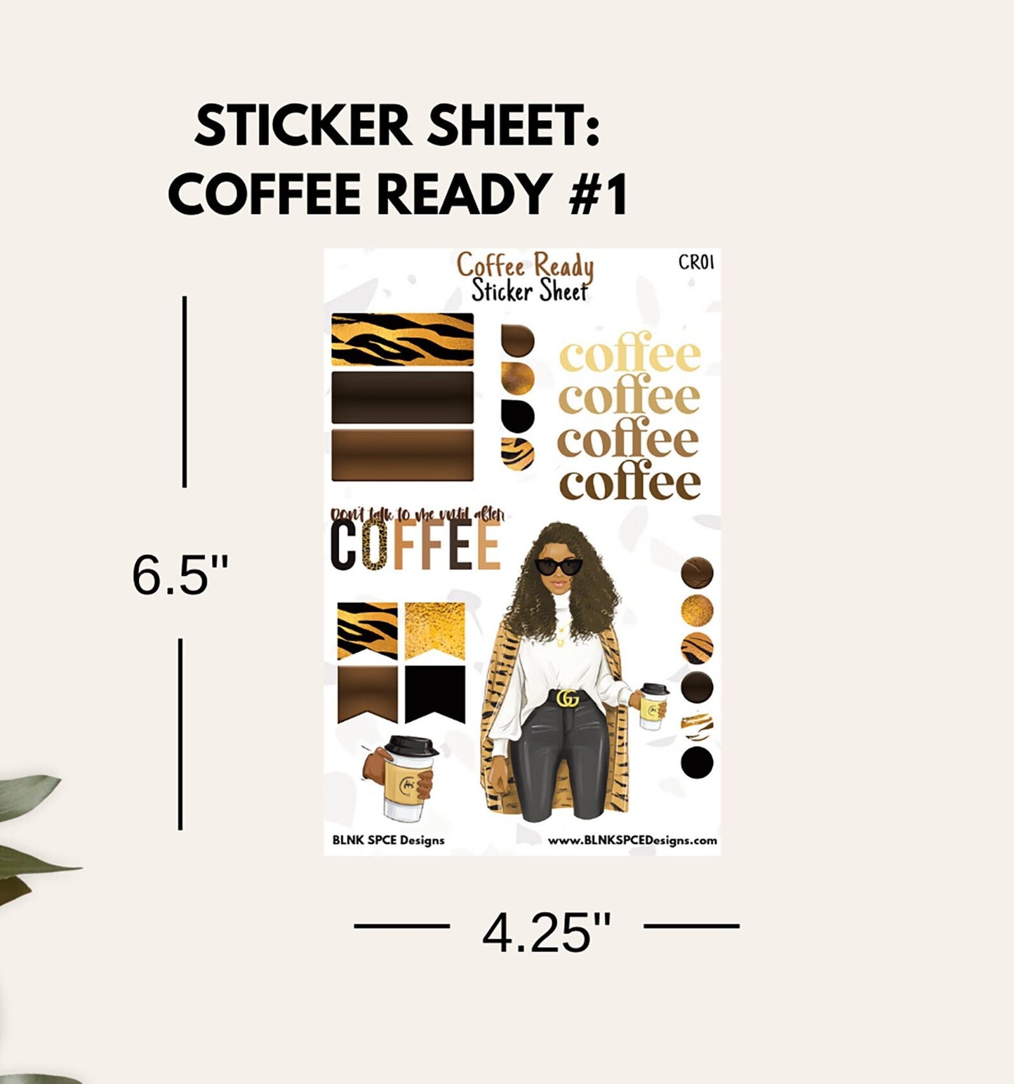 Coffee Ready Sticker Sheets