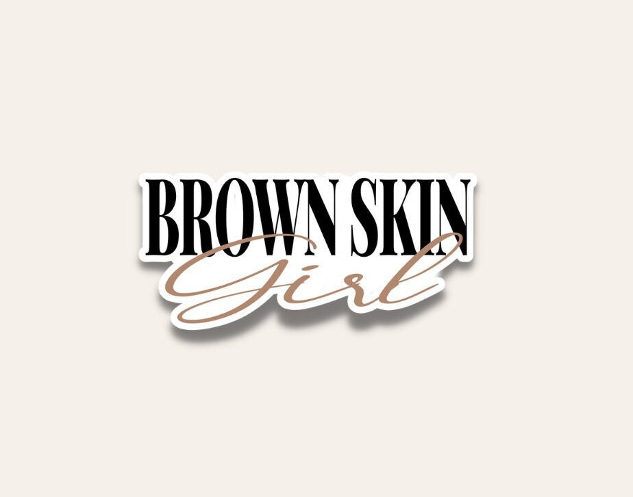 Brown Skin Girl Sticker