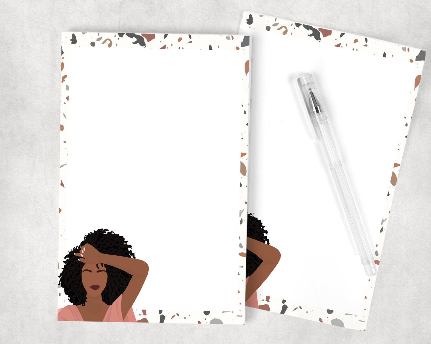 Abstract Terrazo Notepad