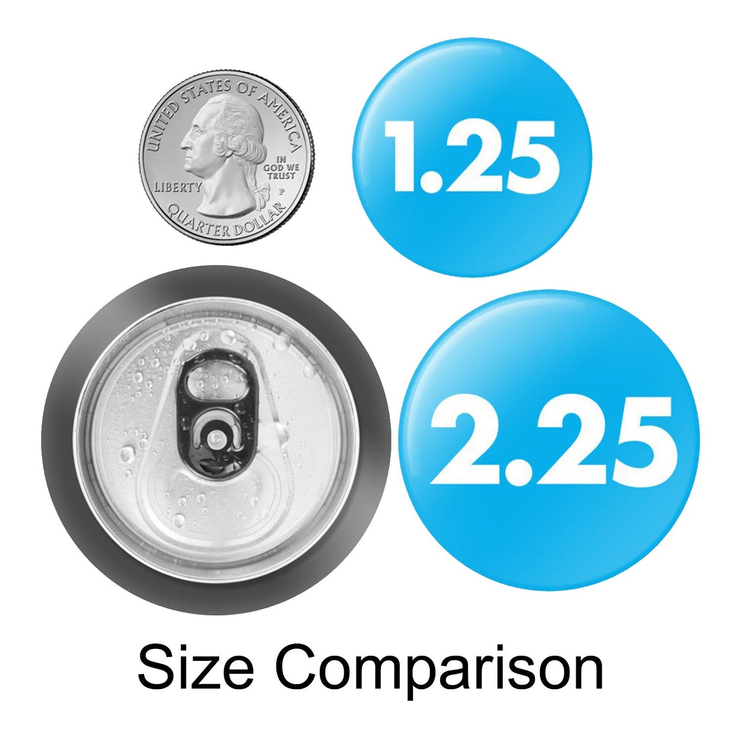 Glow Up Pinback Button