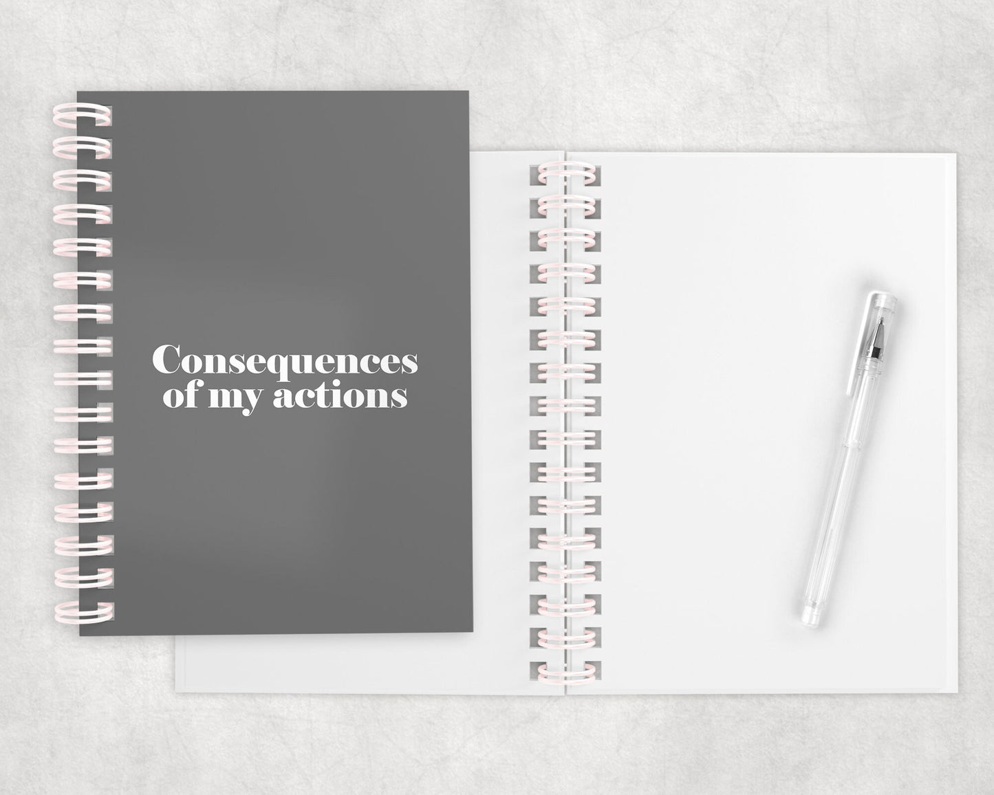 Consequences of My Actions Notebook