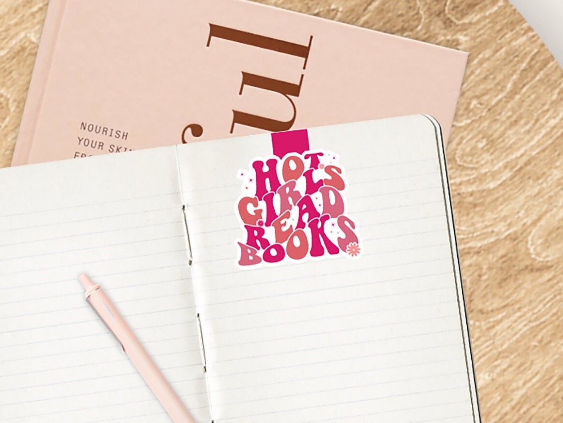Hot Girls Read Books Magnetic Bookmark