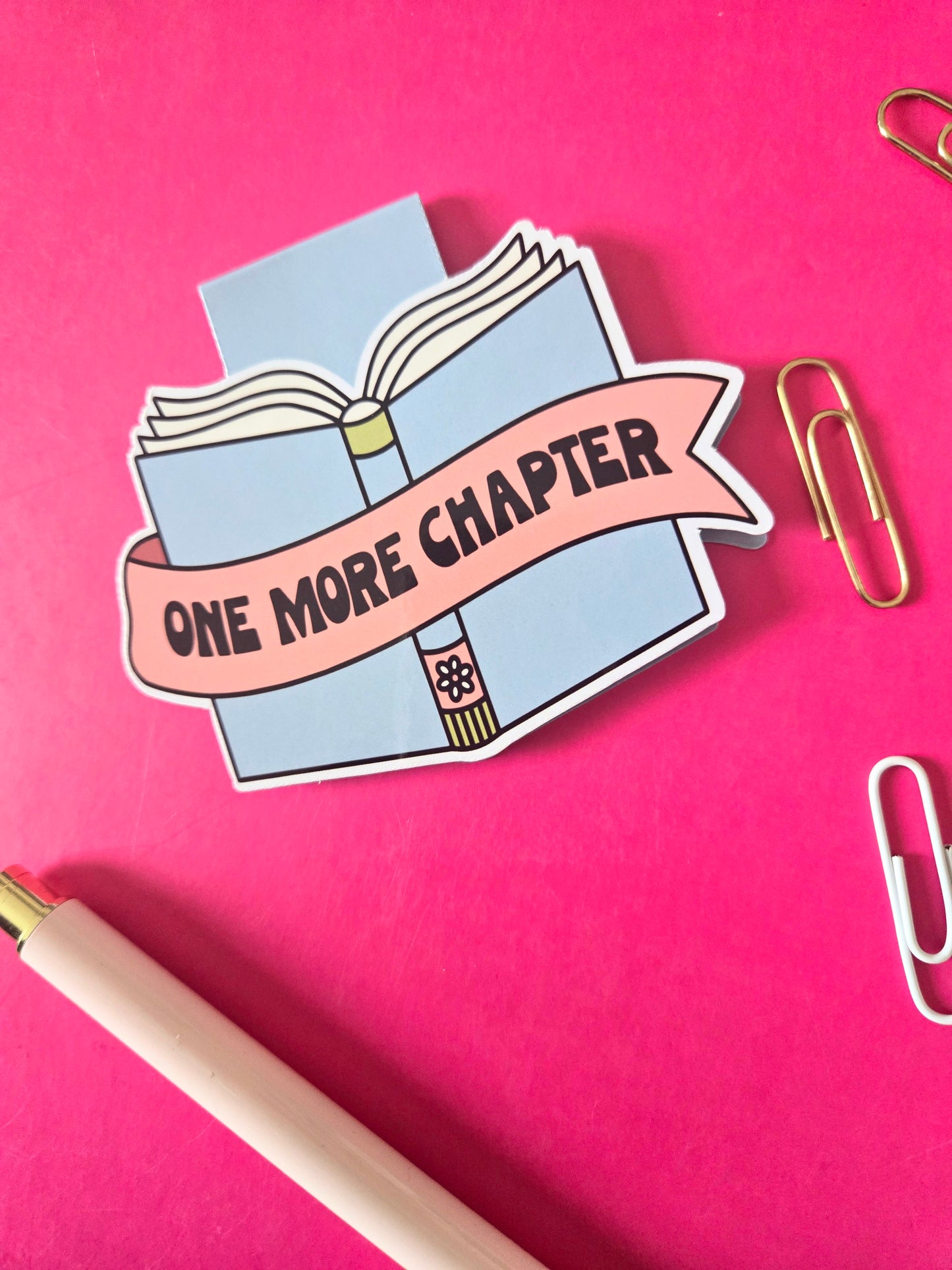 One More Chapter Magnetic Bookmark