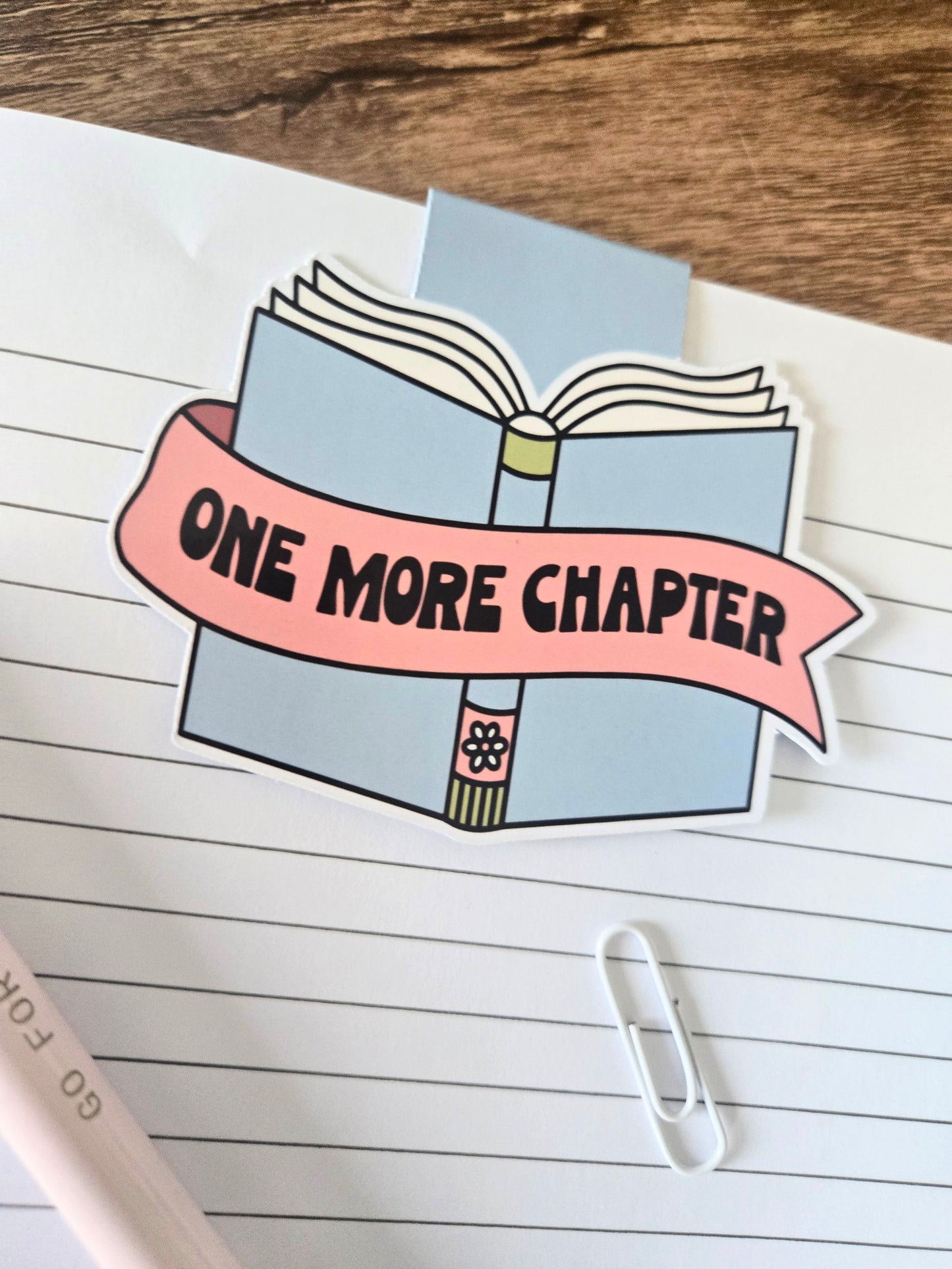 One More Chapter Magnetic Bookmark