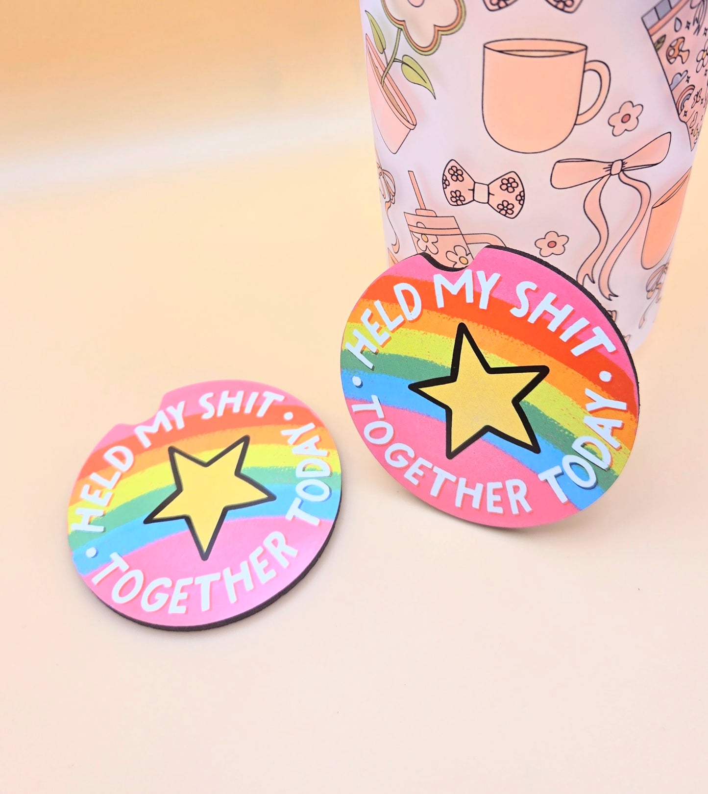 Held My Sh*t Together Car Coasters