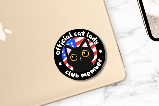 Official Cat Lady Sticker