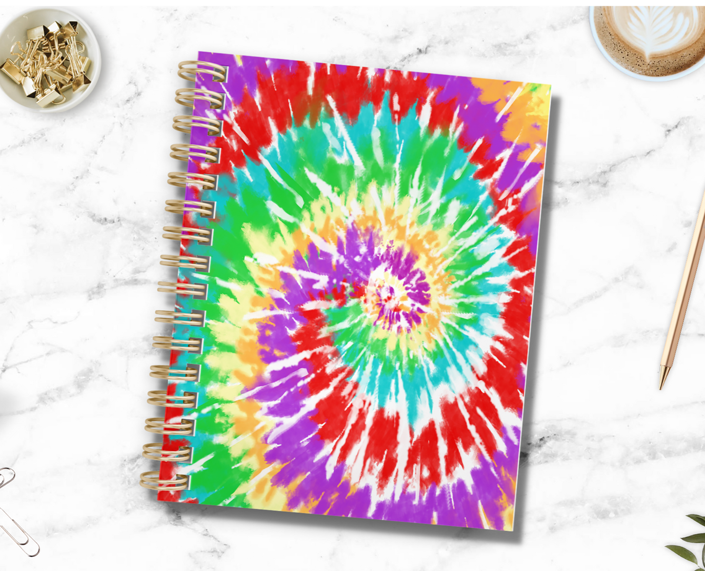 Tie Dye Motivational Planner