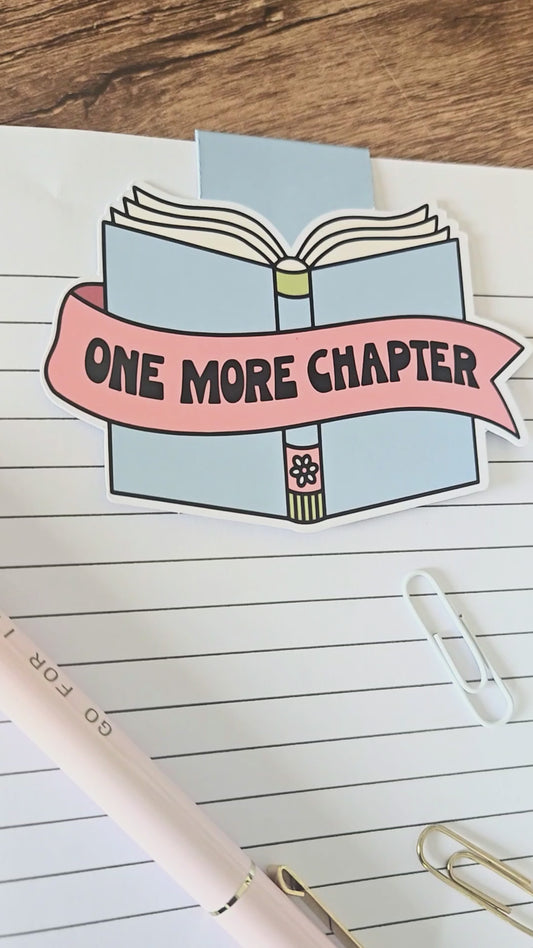 One More Chapter Magnetic Bookmark