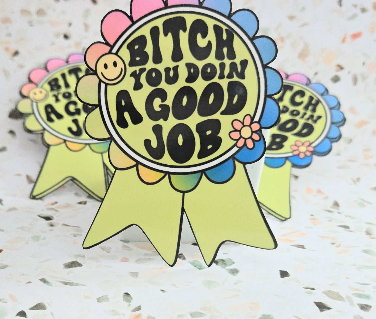 You're Doing a Good Job Ribbon Sticker