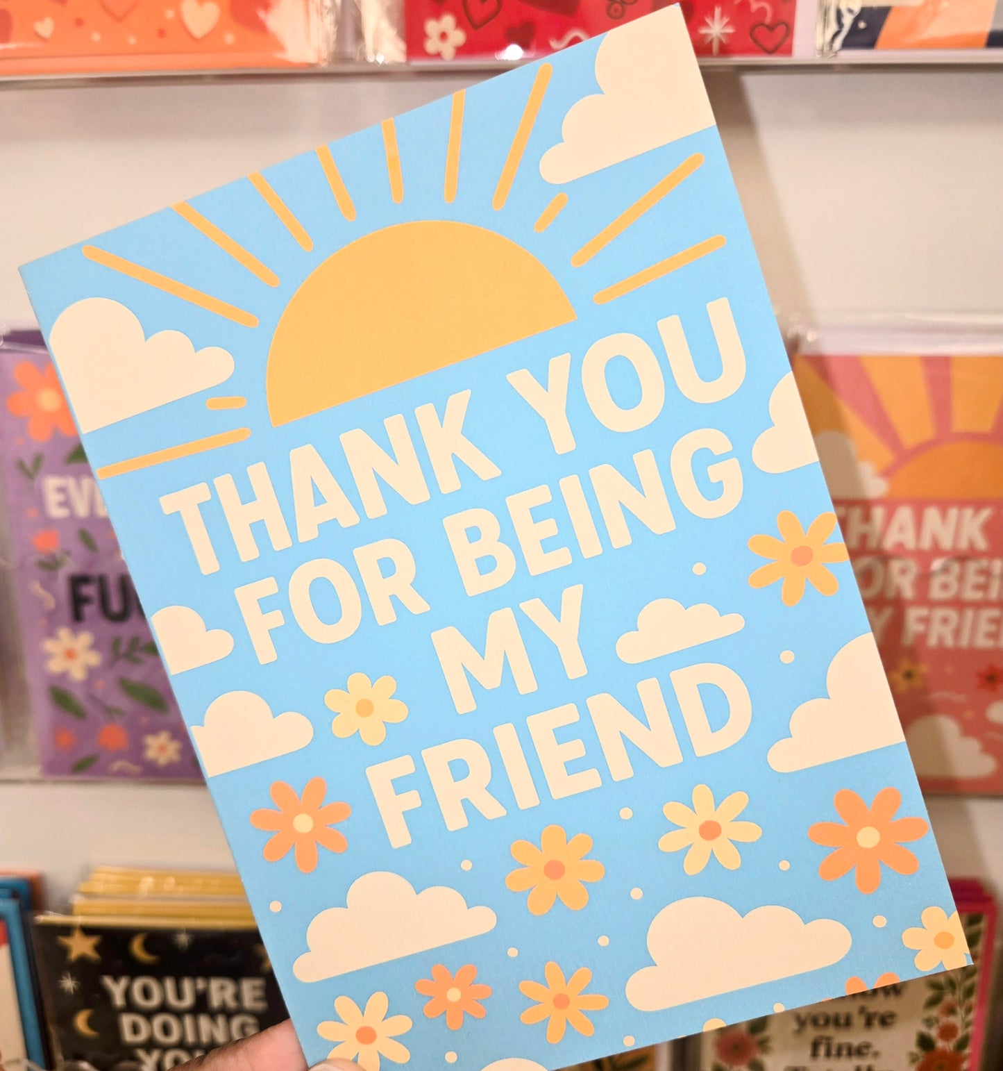 Thank You for Being My Friend Greeting Card