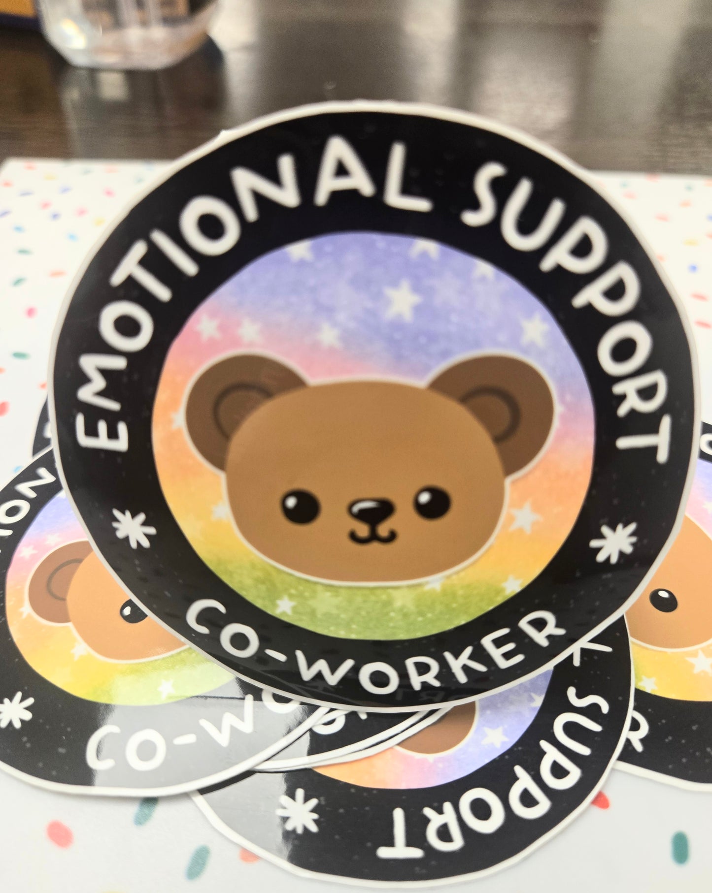 Emotional Support Coworker Sticker