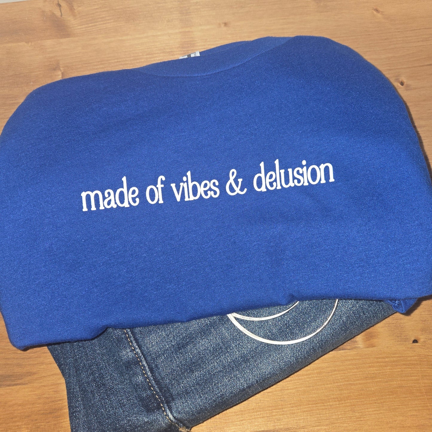 Made of Vibes & Delusion Crop Tee