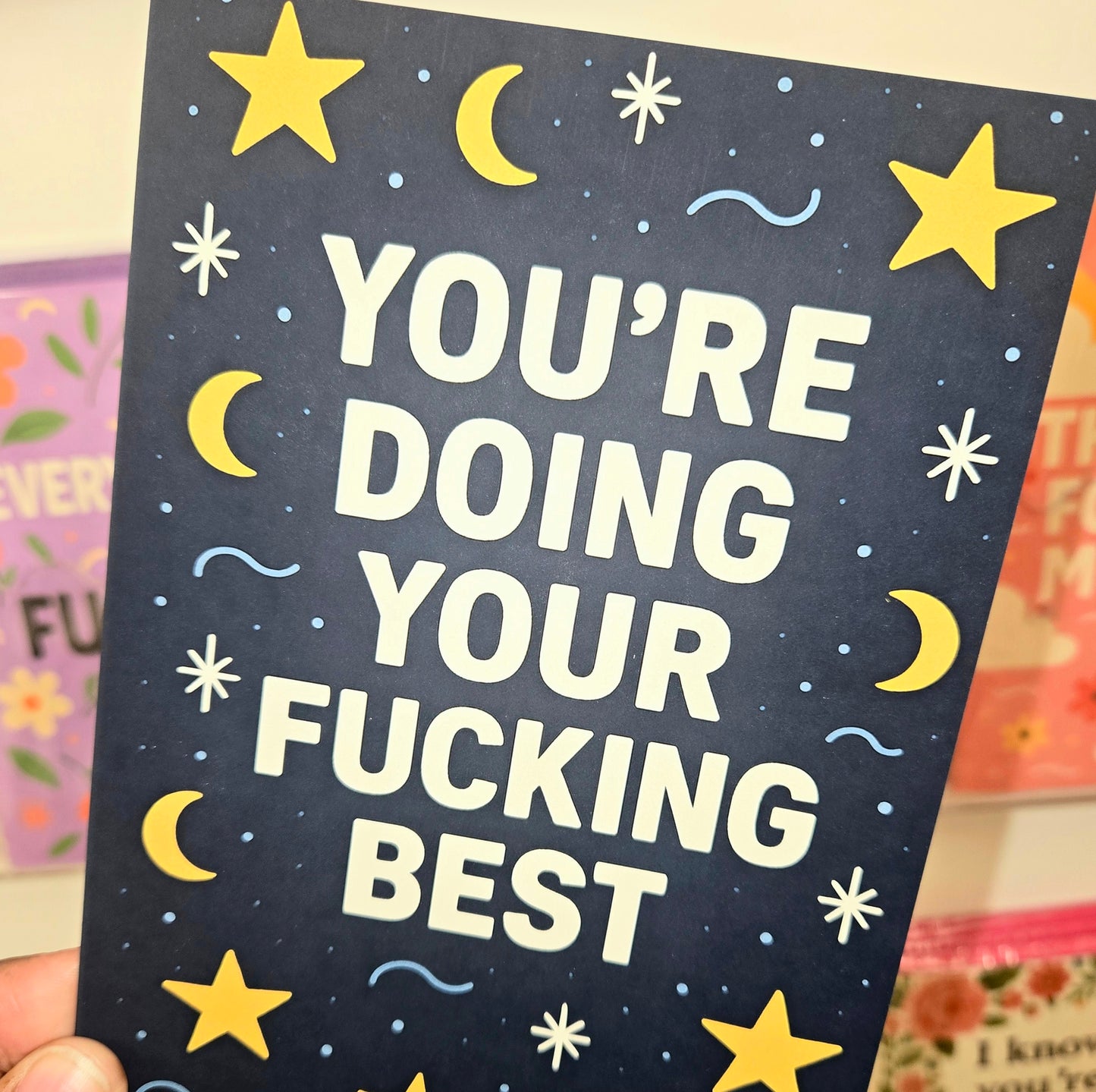 You're Doing Your Fucking Best Greeting Card