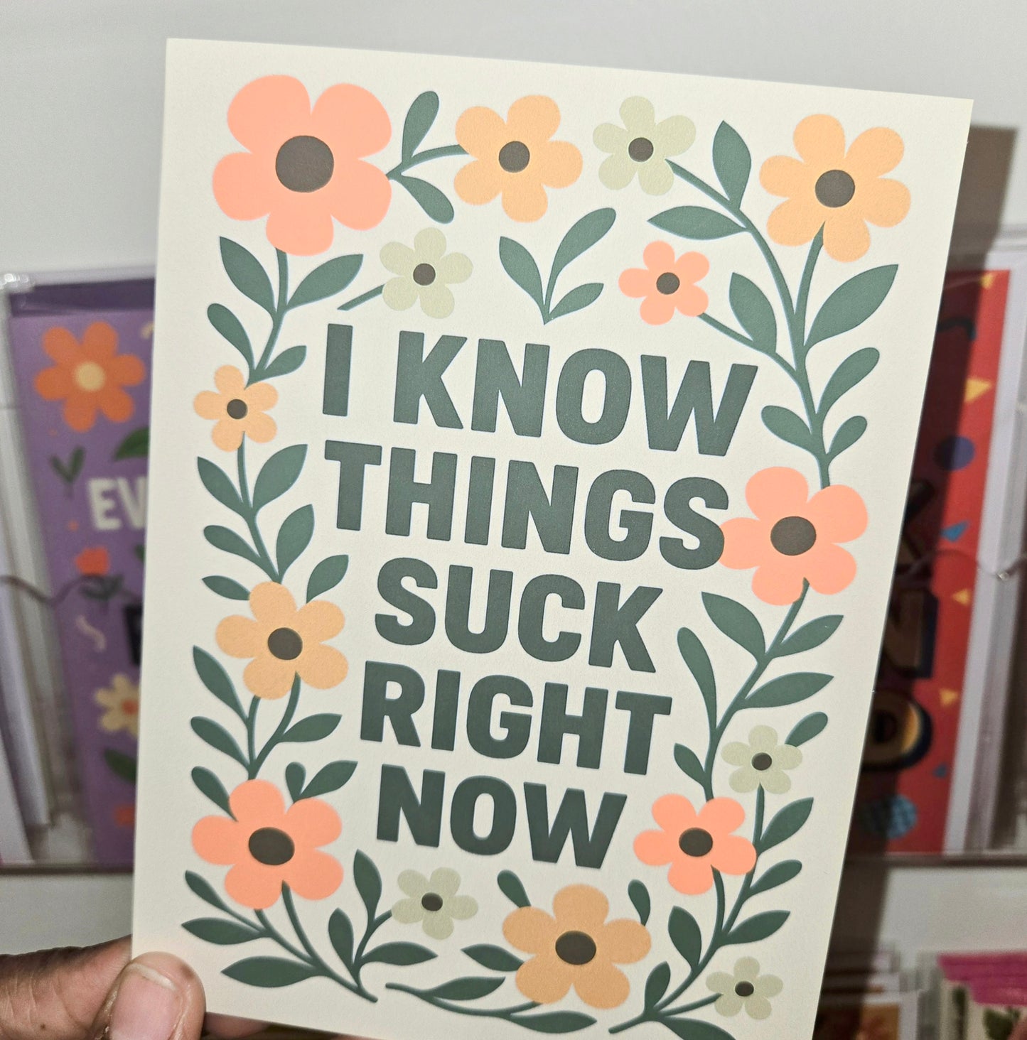 I Know Things Suck Right Now Greeting Card