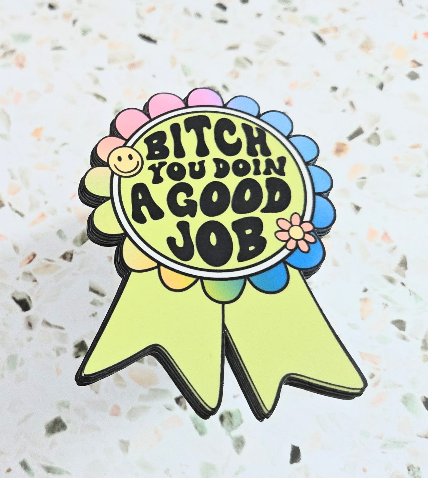 You're Doing a Good Job Ribbon Sticker