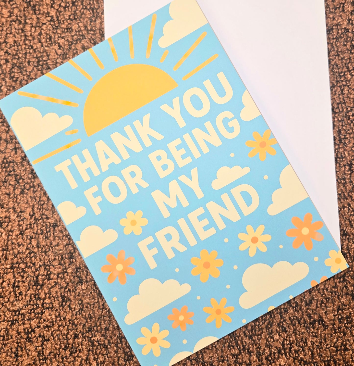 Thank You for Being My Friend Greeting Card