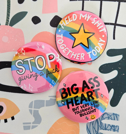 Big Ass Heart Magnet Set