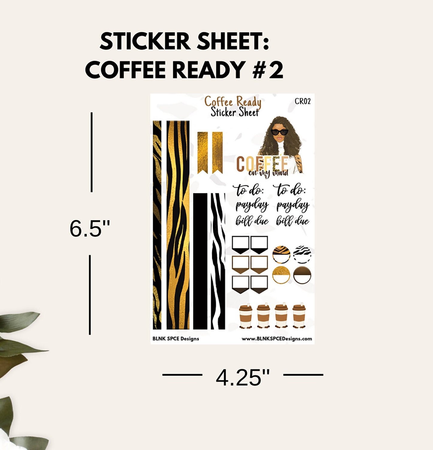 Coffee Ready Sticker Sheets