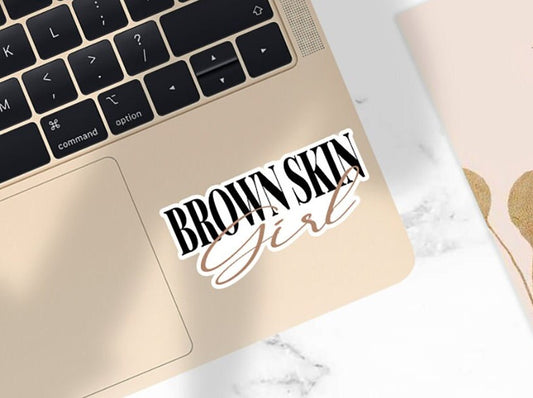 Brown Skin Girl Sticker