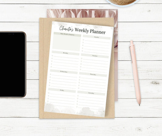 Weekly Planner Notepad